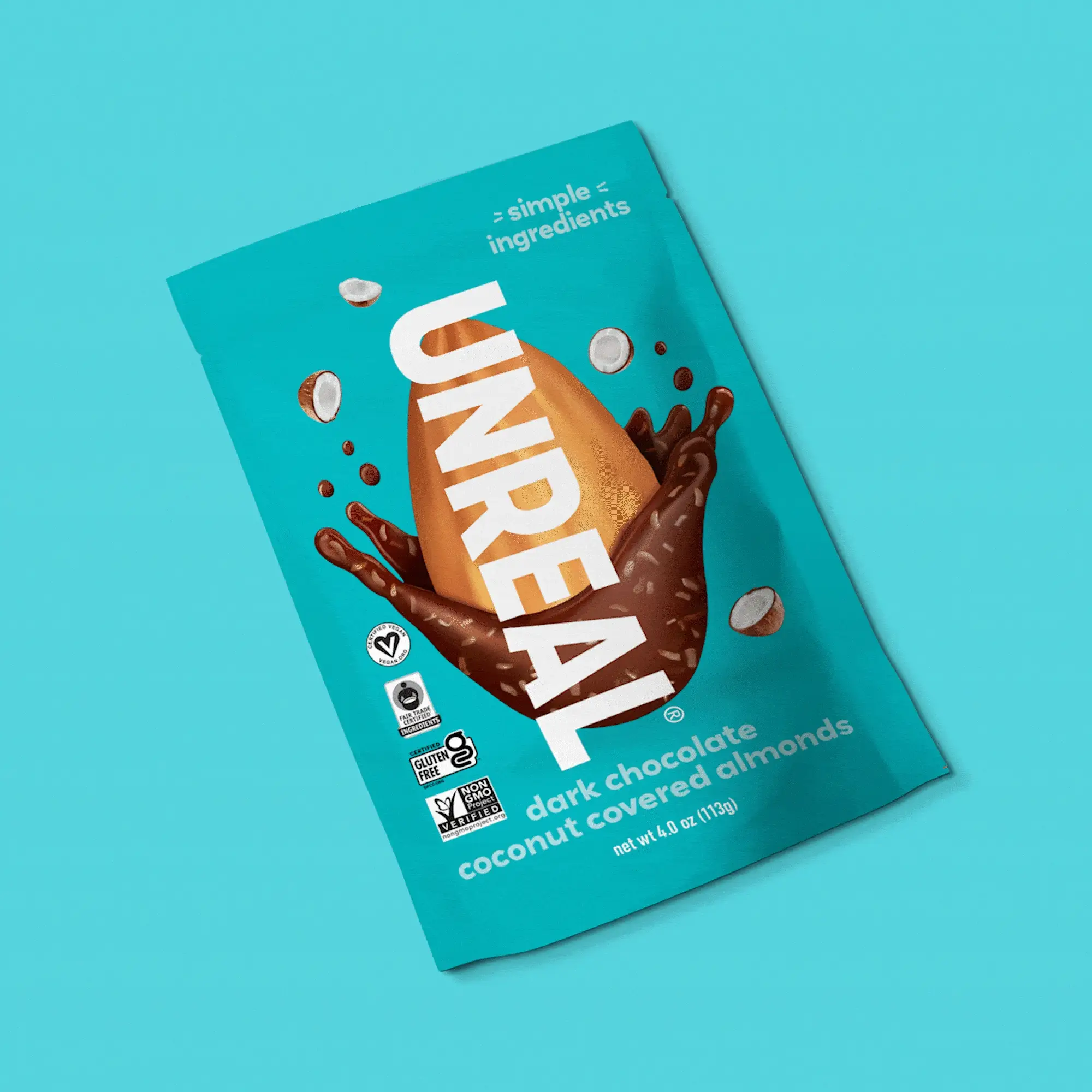 Dark chocolate coconut almonds- grab & go box - Image 3